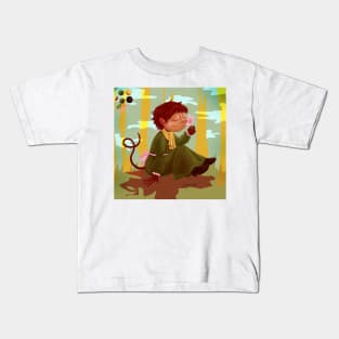 snufkin sniff flower Kids T-Shirt